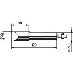 Ersa 302MZ spájkovací hrot dlátová forma, zosilnená, poniklovaná Veľkosť hrotov 25 mm  obsah, množstvo obsiahnutého obsa