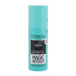 L´Oréal Paris Magic Retouch Instant Root Concealer Spray 75 ml farba na vlasy pre ženy Black na všetky typy vlasov