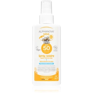 Alphanova Sun Baby opaľovací sprej pre deti 125 g