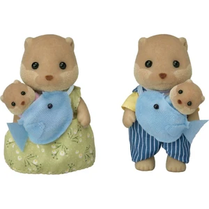 Sylvanian Families Rodina vydry se 2 miminky