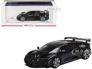 Bugatti Centodieci Black 1/43 Model Car by True Scale Miniatures