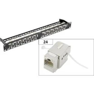 Síťový patch panel Renkforce KS10, 24 portů, CAT 6A, 1 U