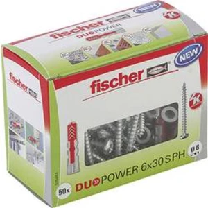 2komponentní hmoždinka Fischer DUOPOWER 6x30 S PH LD 535463, Vnější délka 30 mm, Vnější Ø 6 mm, 50 ks