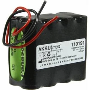 Akumulátor pro lékařské přístroje Akku Med Náhrada za originální akumulátor ETH9.6 9.6 V 700 mAh