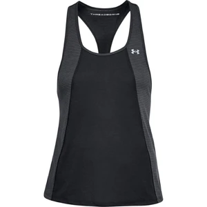 Dámské tílko Under Armour Threadborne Fashion Tank  Black/Black/Metallic Silver  M