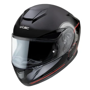 Moto přilba W-TEC Yorkroad Fusion  Black Grey Red Glossy  XXL (63-64)