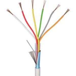 Alarmový kabel LiYY ELAN 20061, 6 x 0.22 mm², bílá, metrové zboží