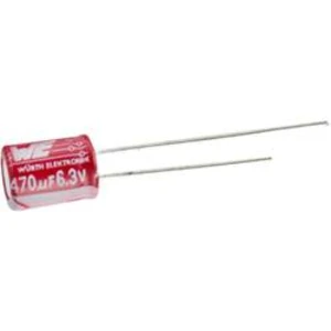 Elektrolytický kondenzátor Würth Elektronik WCAP-PT5H 870235373001, radiální, 100 µF, 16 V, 20 %, 1 ks