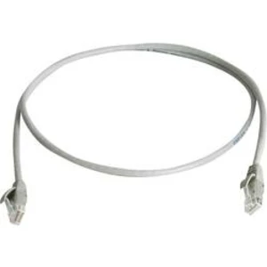 Síťový kabel RJ45 Telegärtner L00001E0007, CAT 5e, U/UTP, 1.50 m, šedá