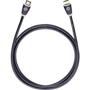 HDMI kabel Oehlbach [1x HDMI zástrčka - 1x HDMI zástrčka] černá 0.75 m