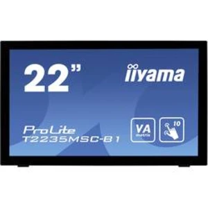 Dotykový monitor 54.6 cm (21.5 palec) Iiyama T2235MSC-B1 N/A 16:9 6 ms USB, VGA, DVI, DisplayPort VA LED