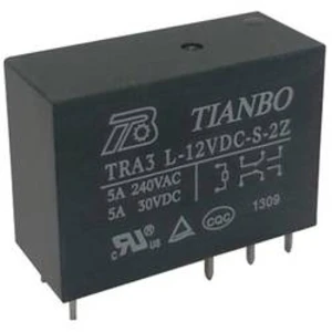 Tianbo Electronics TRA3 L-5VDC-S-2Z relé do DPS 5 V/DC 8 A 2 přepínací kontakty 1 ks