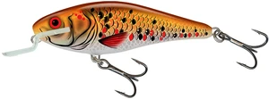 Salmo wobler executor shallow runner holographic golden back - 9 cm 14,5 g