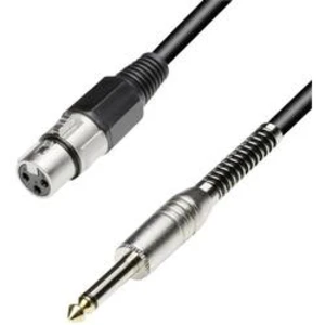 Kabel stereo jack (M) 6,3 mm / XLR (F), 3 m