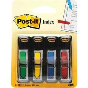 Post-it® Index šipky 684ARR3 12,7 x 43,7 mm, červená, žlutá, zelená Post-it 7000144924, (d x š x v) 12.7 x 11.9 x 43.2 mm, 96 ks