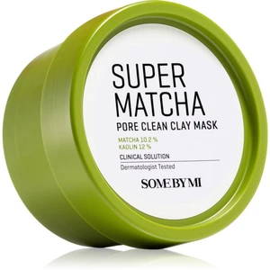 Some By Mi Super Matcha Pore Clean čisticí jílová pleťová maska pro stažení pórů 100 g