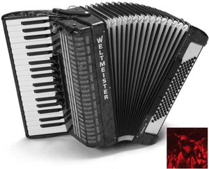 Weltmeister Topas 37/96/III/7/3 Acordeon cu clape Red