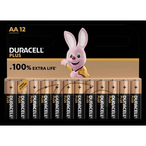 Duracell Plus-AA CP12 tužková batéria typu AA alkalicko-mangánová  1.5 V 12 ks