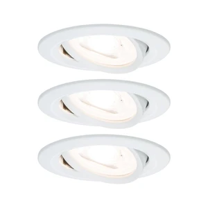 Paulmann 93431 Nova vstavané svietidlo sada 3 ks  LED  GU10 19.5 W biela (matná)