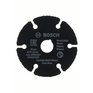 Bosch Accessories  1600A01S5X rezný kotúč rovný  50 mm 10 mm 1 ks