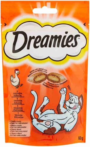 Dreamies Vankúšiky Kura 60g