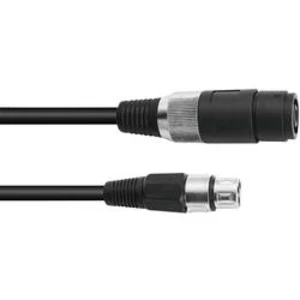 XLR kabel OMNITRONIC, 5m, černá černá