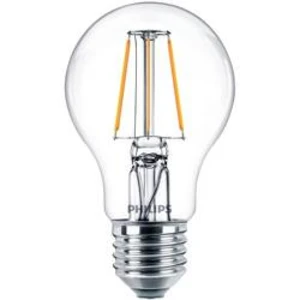 LED žárovka Philips Lighting 77759300 230 V, E27, 4.3 W = 40 W, teplá bílá, A++ (A++ - E), 2 ks