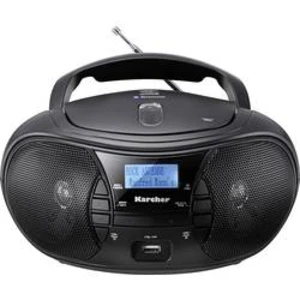 CD-rádio Karcher RR 5028D, DAB+, FM, Bluetooth, USB, AUX, černá