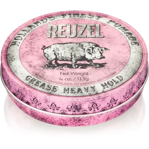 Reuzel Hollands Finest Pomade Grease pomáda na vlasy silné zpevnění 113 g