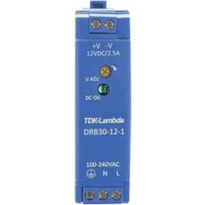 Zdroj na DIN lištu TDK-Lambda DRB30-12-1, 12 V/DC, 2,5 A