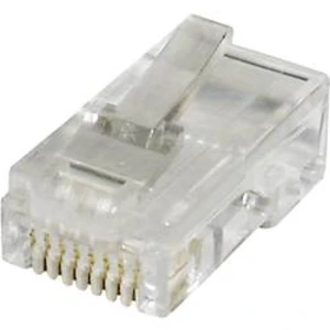 RJ45 konektor econ connect MPL88R - zástrčka, rovná RJ45 čirá, 1 ks