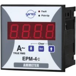 Panelový programovatelný ampérmetr Entes, EPM-4C-96, 50 mA - 10 kA