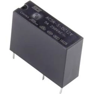 HKE AC5N-S-DC12V relé do DPS 12 V/DC 5 A 1 spínací kontakt 1 ks