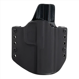 OWB Arex Delta 2 L - vonkajšie pištoľové puzdro s polovičným SweatGuardom RH Holsters® – Čierna (Farba: Čierna, Typ uchycení: SpeedLoops)