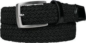 Alberto Basic Braided Mens Black 110 cm Curele