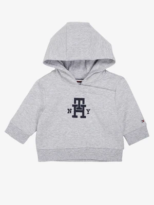 Tommy Hilfiger Mikina dětská Šedá