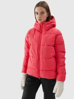 Dámská lyžařská péřová bunda membrána 5000 - růžová