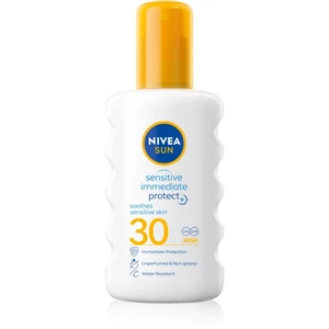 Nivea SUN Protect & Sensitive ochranný sprej na opalování SPF 30 200 ml