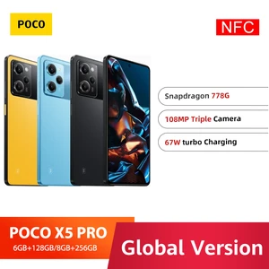 POCO X5 Pro 5G Global Version 128GB/256GB Snapdragon 778G 120Hz Flow AMOLED DotDisplay 108MP 67W NFC