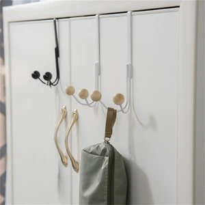 Over The Door Double Hanger Hooks For Hanging Coats Hats Clothe Hooks For Kitchen Bathroom Door Hanger Towel Hook Key Holder