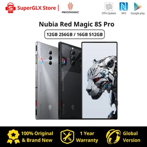 ZTE Nubia Red Magic 8s Pro 5G Global Version 6.8'' 120Hz AMOLED Latest Version Snapdragon 8 Gen 2 65W super fast charge 6000mAh