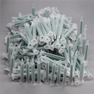 Static Mixer Plastic Mixing Tube Resin Glue Mixing Nozzle Syringe 250pcs Set for AB Glue Gun Two Component Liquid Mixing Machine