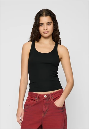 Women's Organic Basic Tank Top 2 Pack - Black + Black