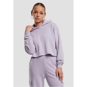 Women's Oversized Hoodie Light Terry - Purple