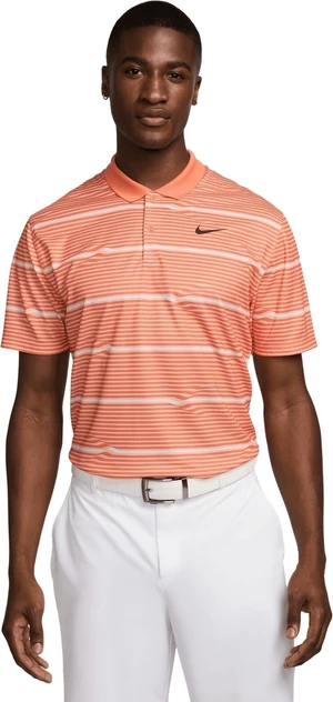 Nike Dri-Fit Victory Ripple Mens Polo Orange Trance/Orange Trance/Black L Camiseta polo