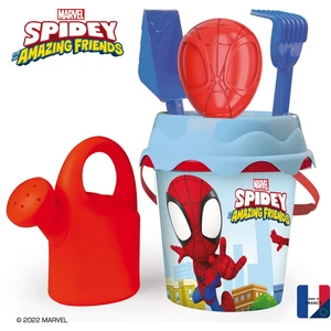 Smoby Vedierko Spidey s konvičkou a príslušenstvom Stredná veľkosť