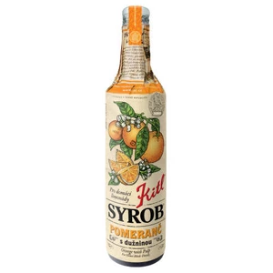 Sirup  Kitl SYROB pomeranč 500ml