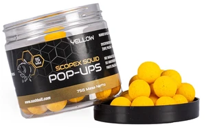 Nash plávajúce boilie pop ups scopex squid yellow 75 g - 12 mm