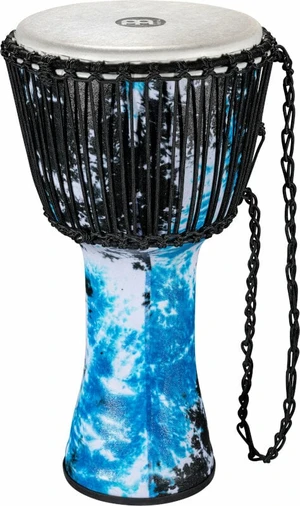 Meinl PADJ8-L-F 12" Rope Tuned Travel Series Djembe Galactic Blue Tie Dye 12" Djembé