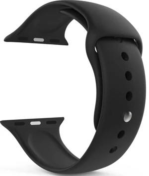 4wrist Silikonový řemínek pro Apple Watch - Černý 38/40/41 mm - S/M